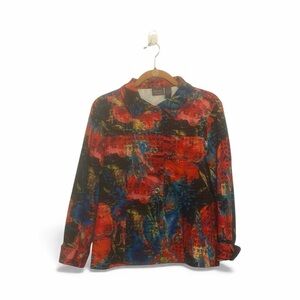 Chico's Additions Colorful Cotton Jacket
